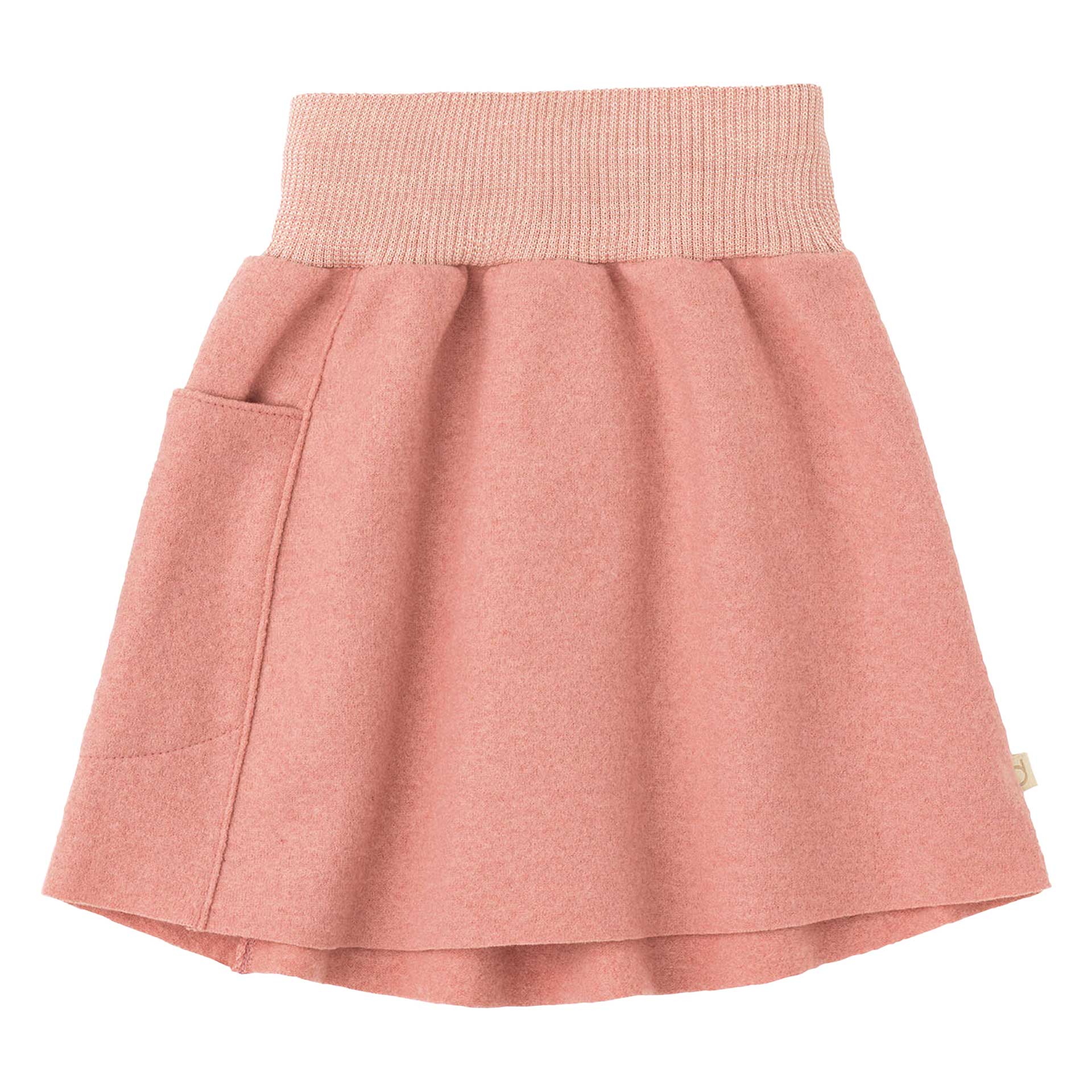 Softpinker disana Walk-Rock, leichter Wollwalk aus Bio-Merinowolle mit großer Seitentasche & breitem bequemen Strickbund