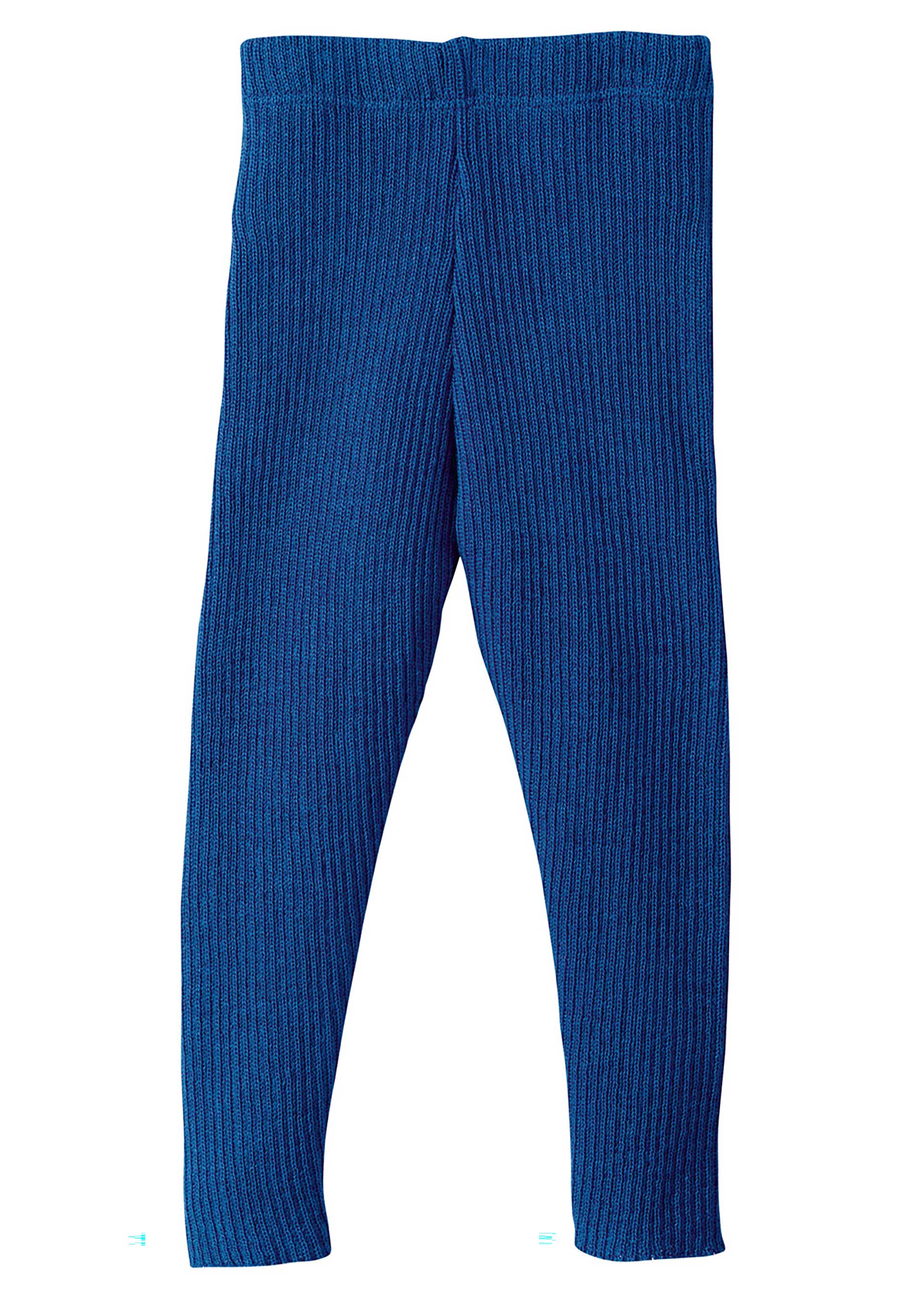 disana Strick-Leggings, Gr. 50/56-134/140, Marine, dehnfähiger Rippstrick aus Bio-Merinowolle, mit weichem Gummibund